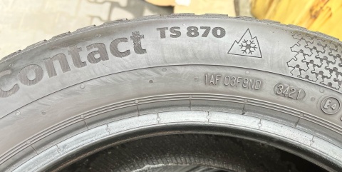 Opony zimowe 2x 205/60 R16 Continental WinterContact TS870 Opony zimowe 2x 205/60 R16 Continental WinterContact TS870