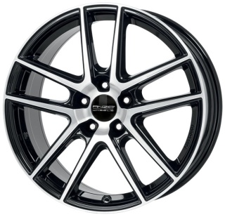Felgi aluminiowe 16 cali 5x112 Anzio Split Black Polished