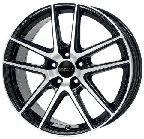 Felgi aluminiowe 16 cali 5x112 Anzio Split Black Polished