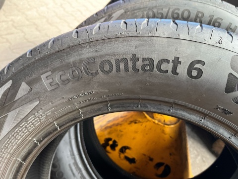 Opony letnie 2x 205/60 R16 Continental EcoContact 6 Opony letnie 2x 205/60 R16 Continental EcoContact 6
