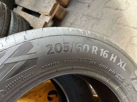 Opony letnie 2x 205/60 R16 Continental EcoContact 6 Opony letnie 2x 205/60 R16 Continental EcoContact 6