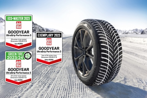 Opony zimowe 255/45 R19 Goodyear Ultragrip Performance 3