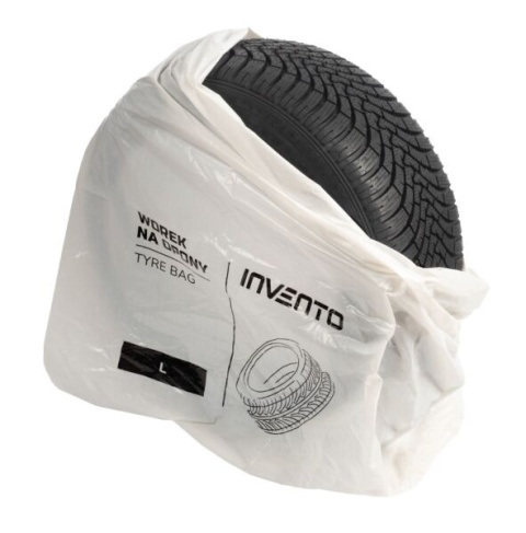 Zestaw czterech worków na opony, duże 120x120 cm, mocne