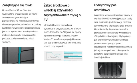 Opony letnie 255/50 R19 Hankook Ventus S1 evo3 AO VW+ ev